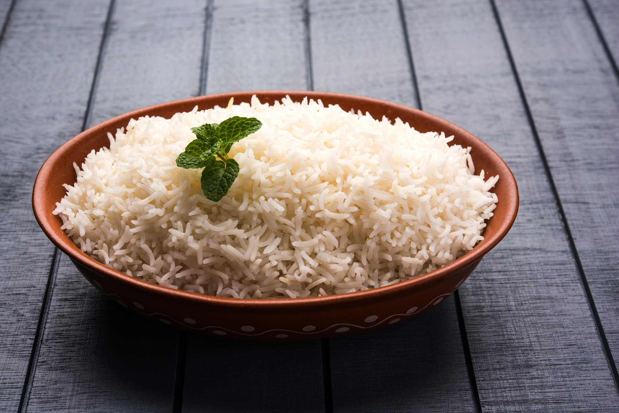 Boiled rice. Китайский рис. Рис и дал.