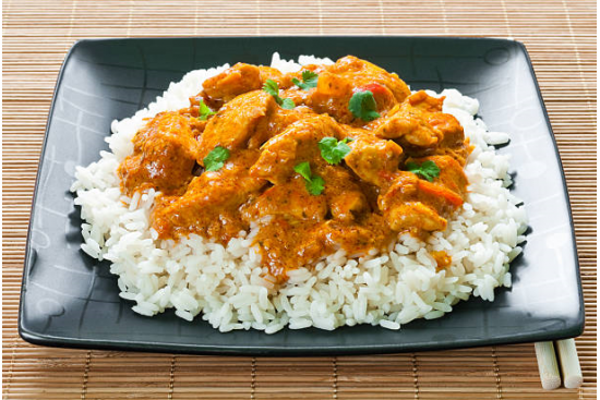 Chicken Curry and Rice Dinner €5.50