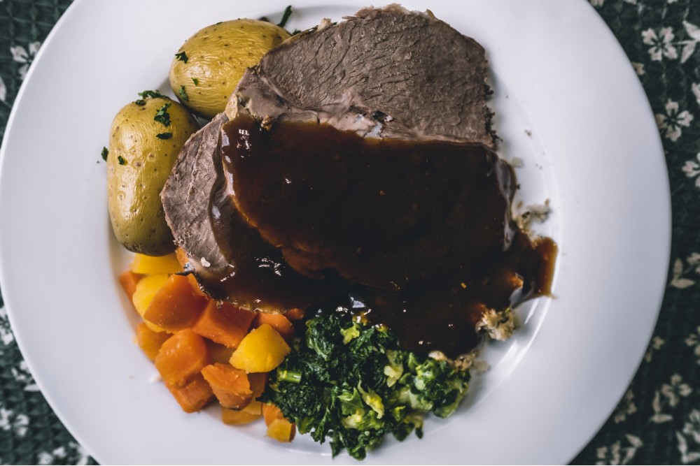 Roast Lamb & Seasonal Veg Dinner Delivered Order Online