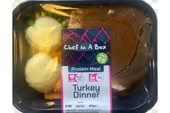 Protein Turkey Dinner €6.00 Protein Turkey Dinner €6.00